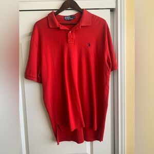 Polo by Ralph Lauren Men's Red Polo Shirt XL